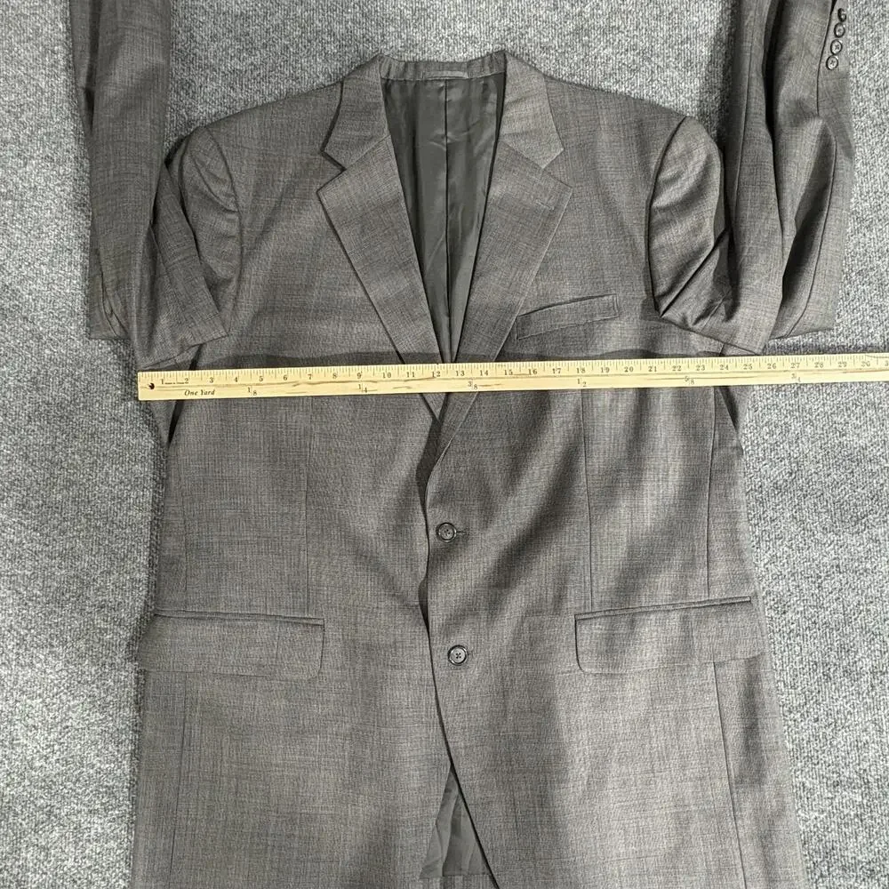 Hong Kong Grand Custom Clothes Blazer Mens 50 Gray Suit Jacket Sport Coat
